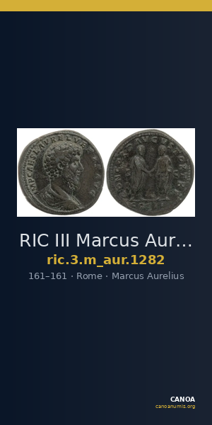 RIC III Marcus Aurelius 1282 — CANOA