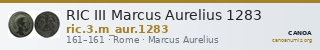 RIC III Marcus Aurelius 1283 — CANOA