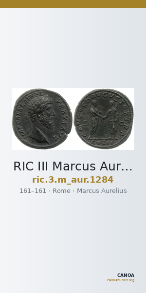 RIC III Marcus Aurelius 1284 — CANOA