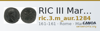 RIC III Marcus Aurelius 1284 — CANOA