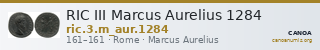 RIC III Marcus Aurelius 1284 — CANOA