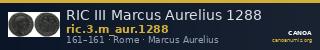 RIC III Marcus Aurelius 1288 — CANOA