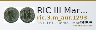RIC III Marcus Aurelius 1293 — CANOA