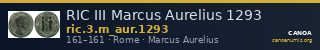 RIC III Marcus Aurelius 1293 — CANOA