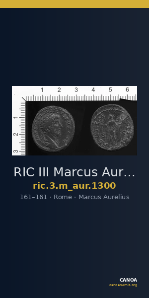 RIC III Marcus Aurelius 1300 — CANOA