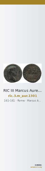 RIC III Marcus Aurelius 1301 — CANOA