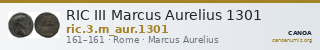 RIC III Marcus Aurelius 1301 — CANOA