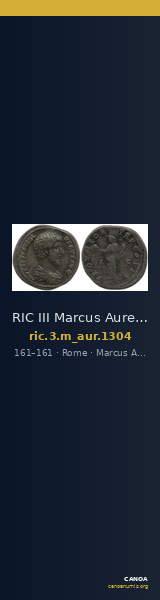 RIC III Marcus Aurelius 1304 — CANOA