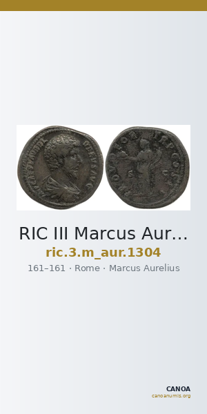 RIC III Marcus Aurelius 1304 — CANOA