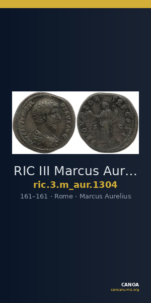 RIC III Marcus Aurelius 1304 — CANOA