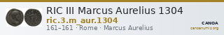 RIC III Marcus Aurelius 1304 — CANOA