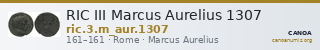 RIC III Marcus Aurelius 1307 — CANOA