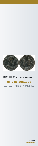 RIC III Marcus Aurelius 1308 — CANOA