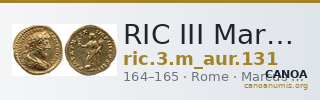 RIC III Marcus Aurelius 131 — CANOA