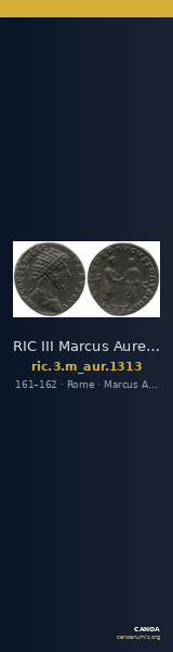 RIC III Marcus Aurelius 1313 — CANOA