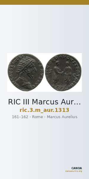 RIC III Marcus Aurelius 1313 — CANOA