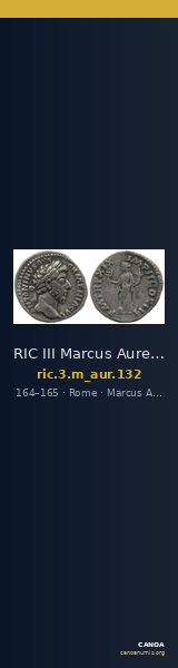 RIC III Marcus Aurelius 132 — CANOA