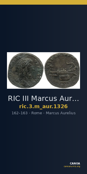 RIC III Marcus Aurelius 1326 — CANOA