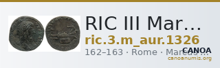 RIC III Marcus Aurelius 1326 — CANOA