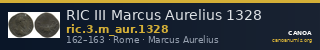 RIC III Marcus Aurelius 1328 — CANOA