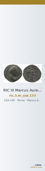 RIC III Marcus Aurelius 133 — CANOA