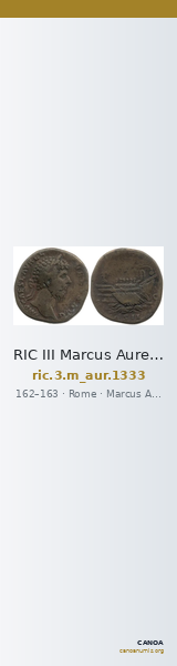 RIC III Marcus Aurelius 1333 — CANOA