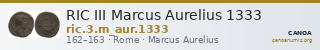 RIC III Marcus Aurelius 1333 — CANOA