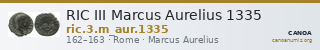 RIC III Marcus Aurelius 1335 — CANOA