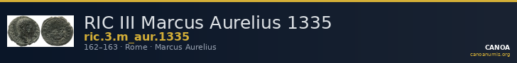 RIC III Marcus Aurelius 1335 — CANOA