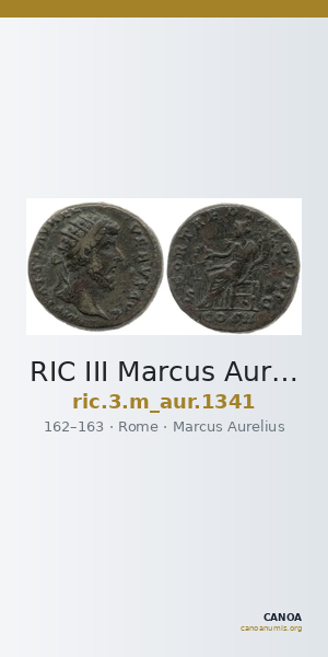 RIC III Marcus Aurelius 1341 — CANOA