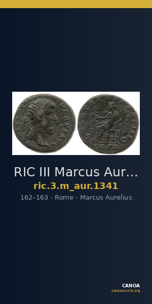 RIC III Marcus Aurelius 1341 — CANOA