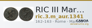 RIC III Marcus Aurelius 1341 — CANOA