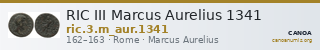 RIC III Marcus Aurelius 1341 — CANOA