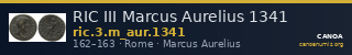 RIC III Marcus Aurelius 1341 — CANOA