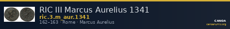 RIC III Marcus Aurelius 1341 — CANOA