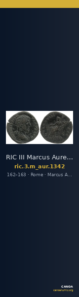 RIC III Marcus Aurelius 1342 — CANOA