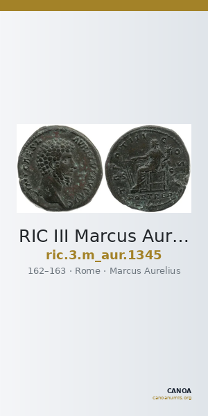 RIC III Marcus Aurelius 1345 — CANOA