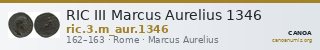 RIC III Marcus Aurelius 1346 — CANOA