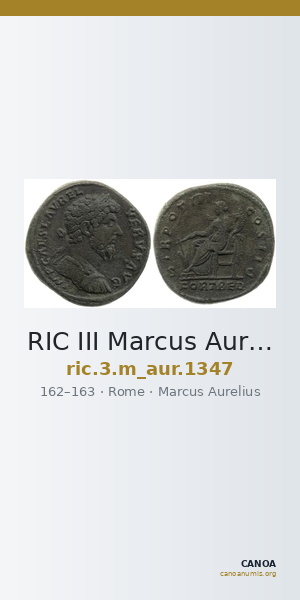 RIC III Marcus Aurelius 1347 — CANOA