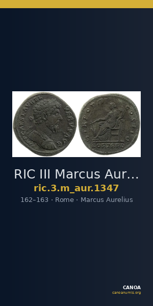 RIC III Marcus Aurelius 1347 — CANOA