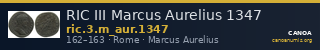 RIC III Marcus Aurelius 1347 — CANOA