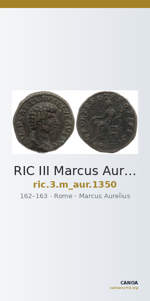 RIC III Marcus Aurelius 1350 — CANOA