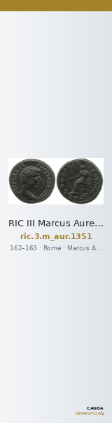 RIC III Marcus Aurelius 1351 — CANOA