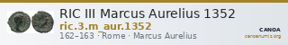 RIC III Marcus Aurelius 1352 — CANOA