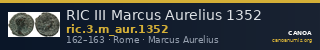 RIC III Marcus Aurelius 1352 — CANOA