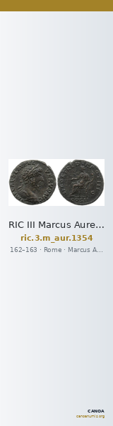 RIC III Marcus Aurelius 1354 — CANOA
