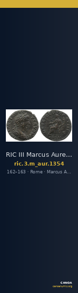 RIC III Marcus Aurelius 1354 — CANOA