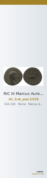 RIC III Marcus Aurelius 1356 — CANOA