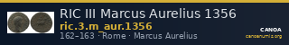 RIC III Marcus Aurelius 1356 — CANOA