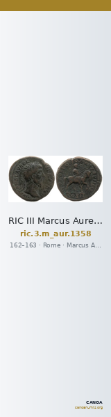 RIC III Marcus Aurelius 1358 — CANOA